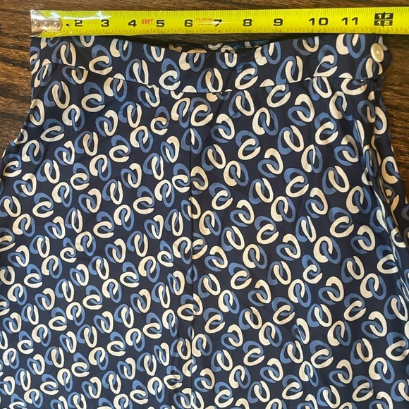 Ralph Lauren Polo Midi Geometric Equestrian Print Skirt - Picture 11 of 12